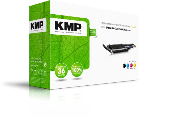 KMP Toner SA-T53V MULTIPACK ersetzt Samsung P406C (CLT-P406S/ELS)