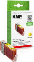 KMP Tintenpatrone C107YX (yellow) ersetzt Canon CLI-571Y XL