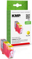 KMP Tintenpatrone C76 (yellow) ersetzt Canon CLI-521Y