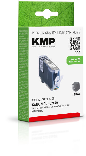 KMP Tinte C86 (grey) ersetzt Canon CLI-526GY