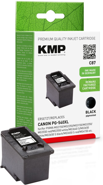 KMP Tinte C87 (schwarz) ersetzt Canon PG-540XL