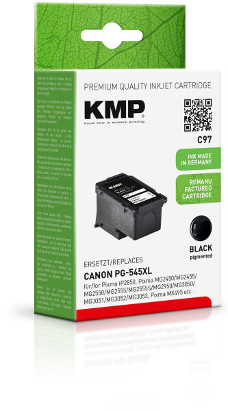 KMP Tinte C97 (schwarz) ersetzt Canon PG-545XL