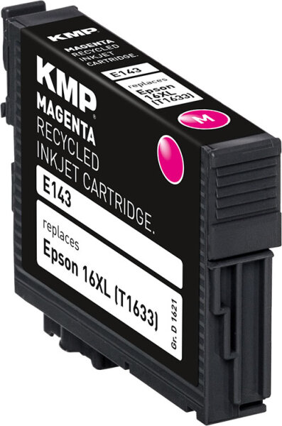 KMP Tinte E143 (magenta) ersetzt Epson 16XL (T1633 - Füller)