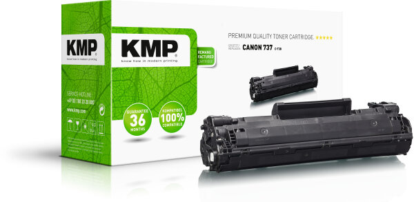 KMP Toner C-T38 (schwarz) ersetzt Canon Cartridge 737