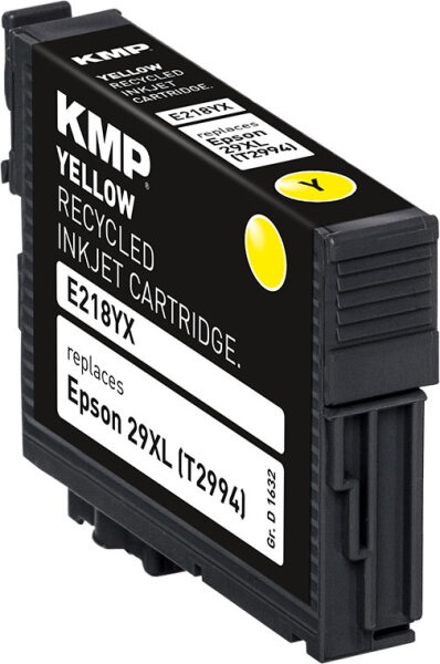KMP Tinte E218YX (yellow) ersetzt Epson 29XL (T2994 - Erdbeere)