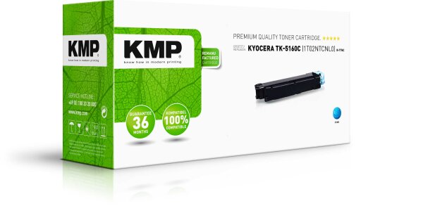 KMP Toner K-T76C (cyan) ersetzt Kyocera TK-5160C