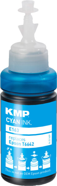 KMP Tinte E163 (cyan) ersetzt Epson T6642