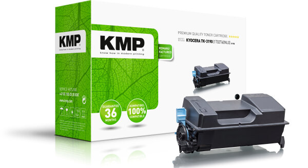 KMP Toner K-T82 (schwarz) ersetzt Kyocera TK-3190