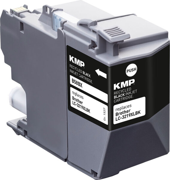 KMP Tinte B58BX (schwarz) ersetzt Brother LC-3219XLBK