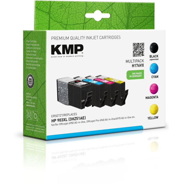 KMP Tinte H176VX MULTIPACK ersetzt HP 903XL (3HZ51AE)