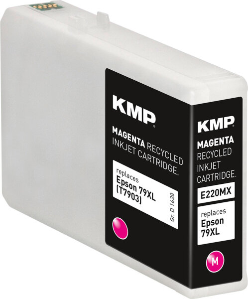 KMP Tinte E220MX (magenta) ersetzt Epson 79XL (T7903 - Pisa)