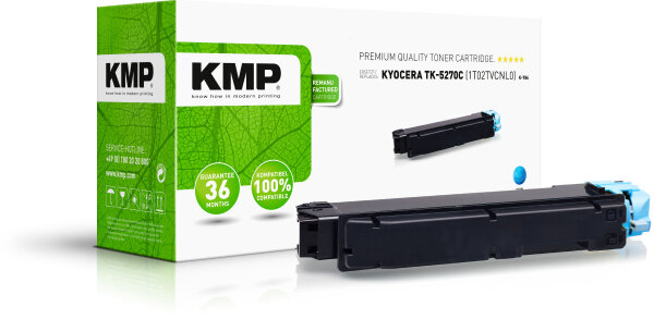 KMP Toner K-T86 (cyan) ersetzt Kyocera TK-5270C