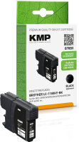 KMP Tintenpatrone B78BX (schwarz) ersetzt Brother LC1100HYBK