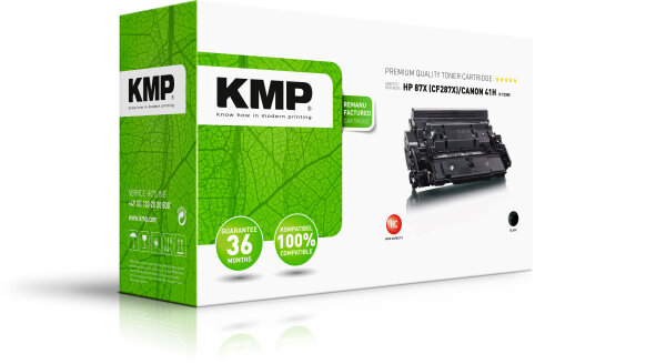 KMP Toner H-T238X (schwarz) ersetzt HP 87X (CF287X), Canon 041H (0453C002)