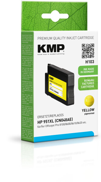 KMP Tinte H103 (yellow) ersetzt HP 951XL (CN048AE)