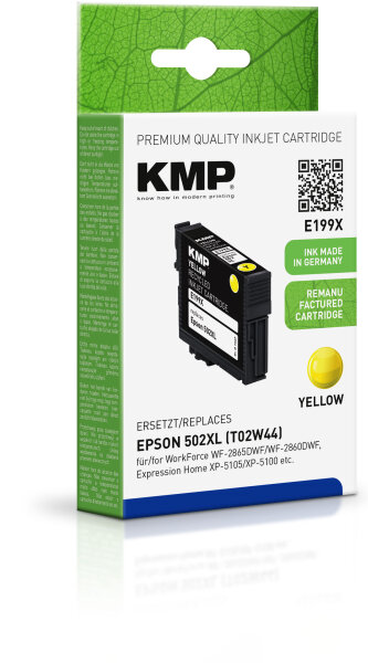 KMP Tinte E199X (yellow) ersetzt Epson 502XL (T02W4 - Fernglas)