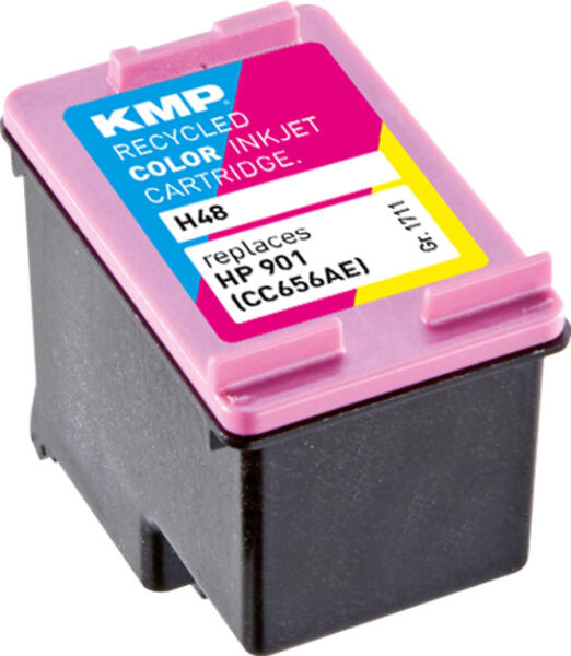 KMP Tinte H48 (color) ersetzt HP 901 (CC656AE)