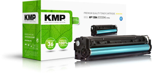 KMP Toner H-T144 (schwarz) ersetzt HP 128A (CE320A)