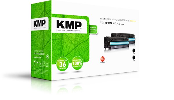 KMP Toner H-T157D (schwarz) DOUBLEPACK ersetzt HP 305X (CE410X)