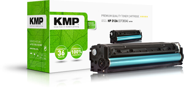 KMP Toner H-T191 (magenta) ersetzt HP 312A (CF383A)