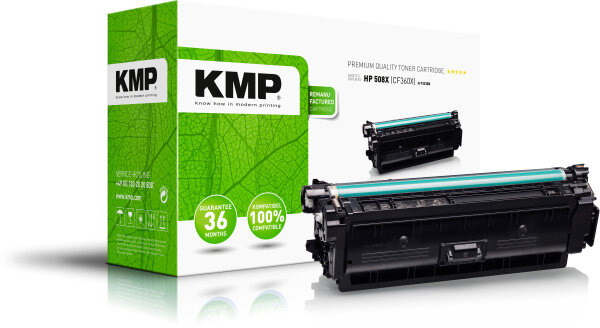 KMP Toner H-T223BX (schwarz) ersetzt HP 508X (CF360X)