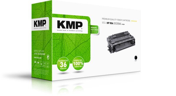 KMP Toner H-T230 (schwarz) ersetzt HP 55A (CE255A)