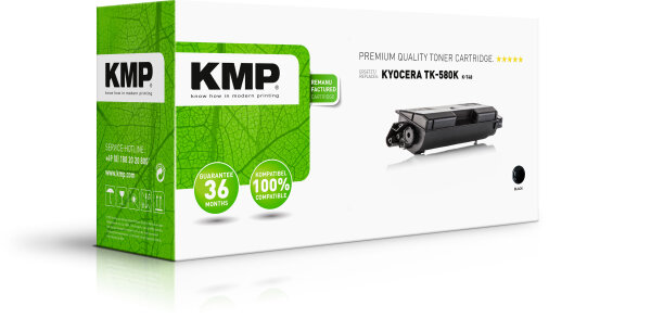 KMP Toner K-T48 (schwarz) ersetzt Kyocera TK-580K