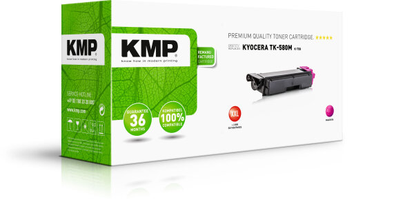 KMP Toner K-T58 XXL (magenta) ersetzt Kyocera TK-580M