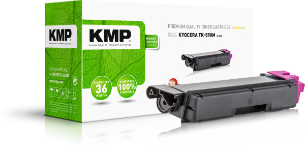 KMP Toner K-T69 XXL (magenta) ersetzt Kyocera TK-590M